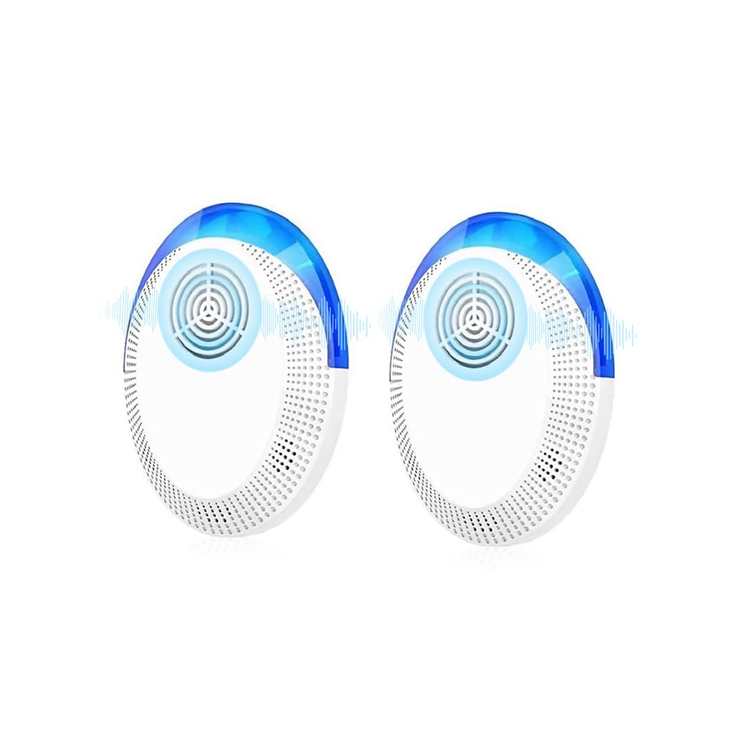HASTHIP 2 Pcs Mosquito Repellent Machine, Ultrasonic Pest Repeller Electronic Pest Repellent, Plug and Play,Pest Control Specially for Spiders, Rats,Roaches, Bugs, Fleas,Safe for Children HASTHIP 2 Pcs Mosquito Repellent Machine, Ultrasonic Pest Repeller Electronic Pest Repellent, Plug and Play,Pest Control Specially for Spiders, Rats,Roaches, Bugs, Fleas,Safe for Children